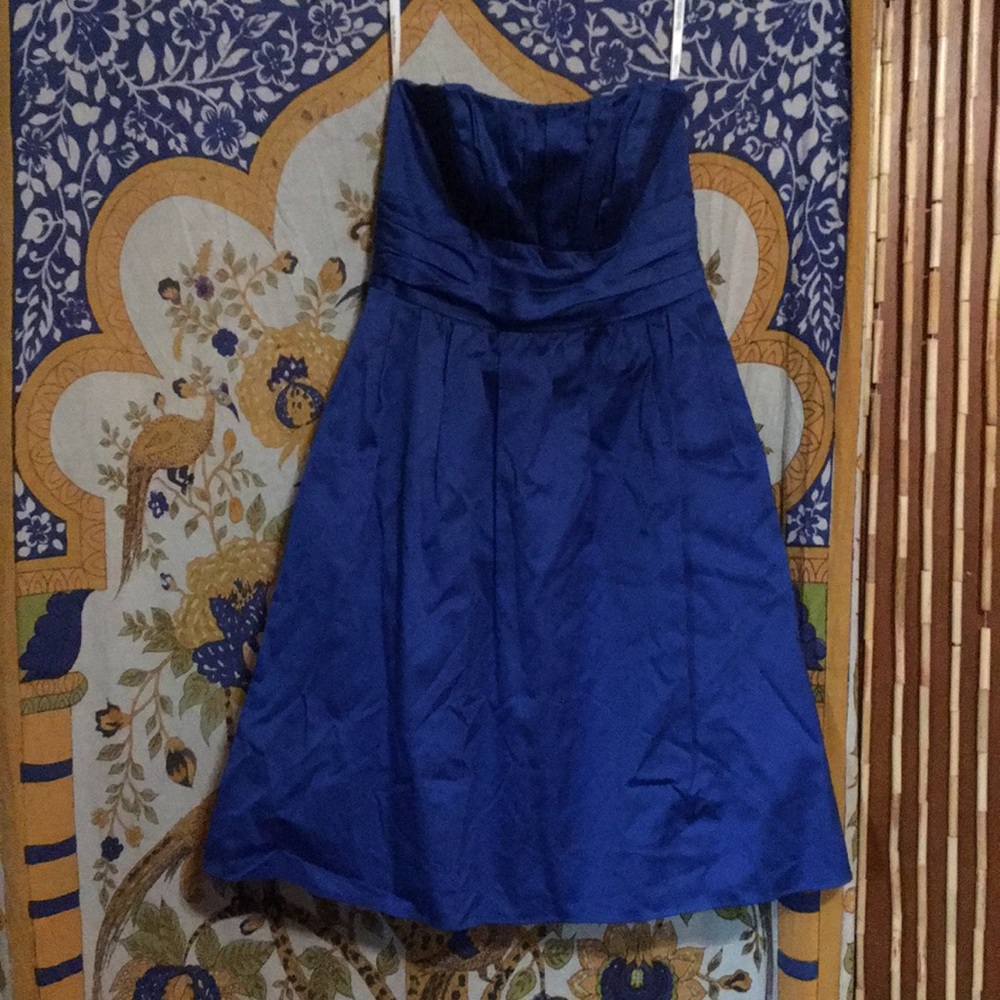 Strapless bridesmaid dress